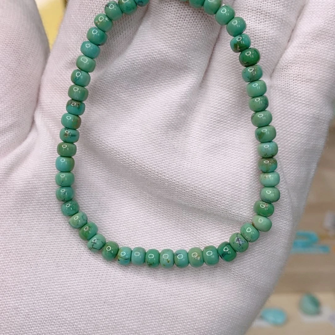 绿松石珠子未镶嵌