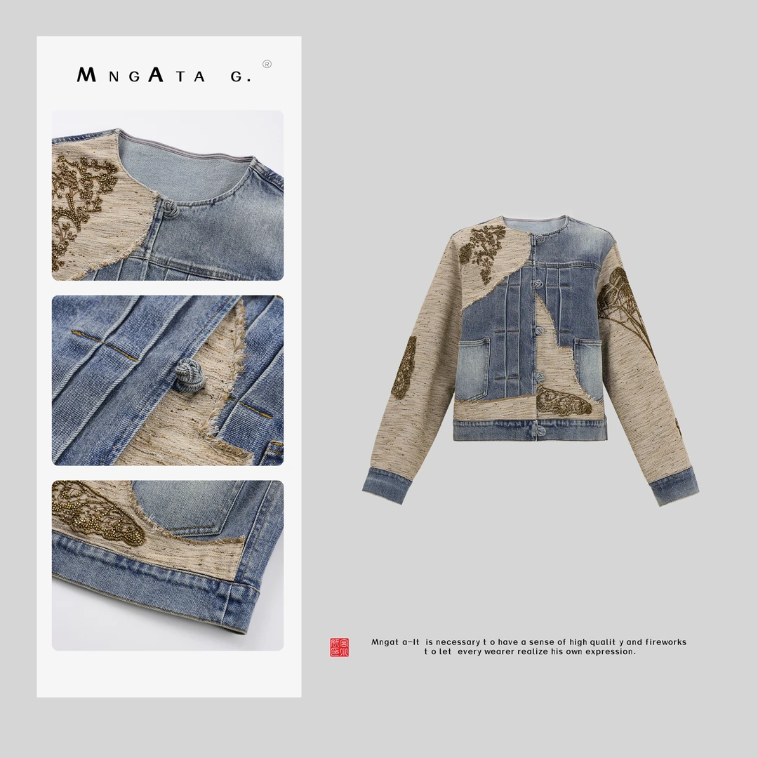 MNGATA G.宫小妍【珠绣怀古】25年秋冬新中式国风国风外套Q4111951