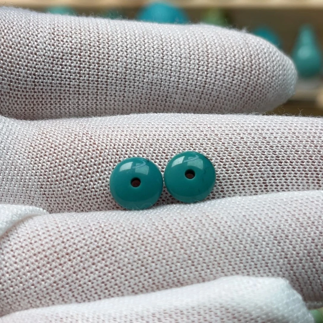 绿松石未镶嵌飞碟隔片卡8.4