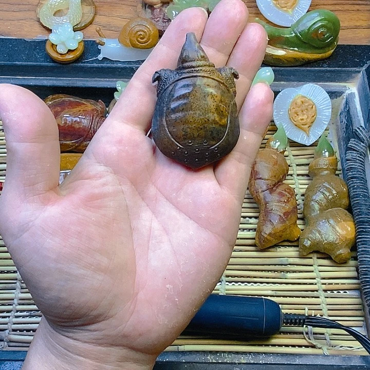 【闪购商品】砖雕財*天然一体雕刻