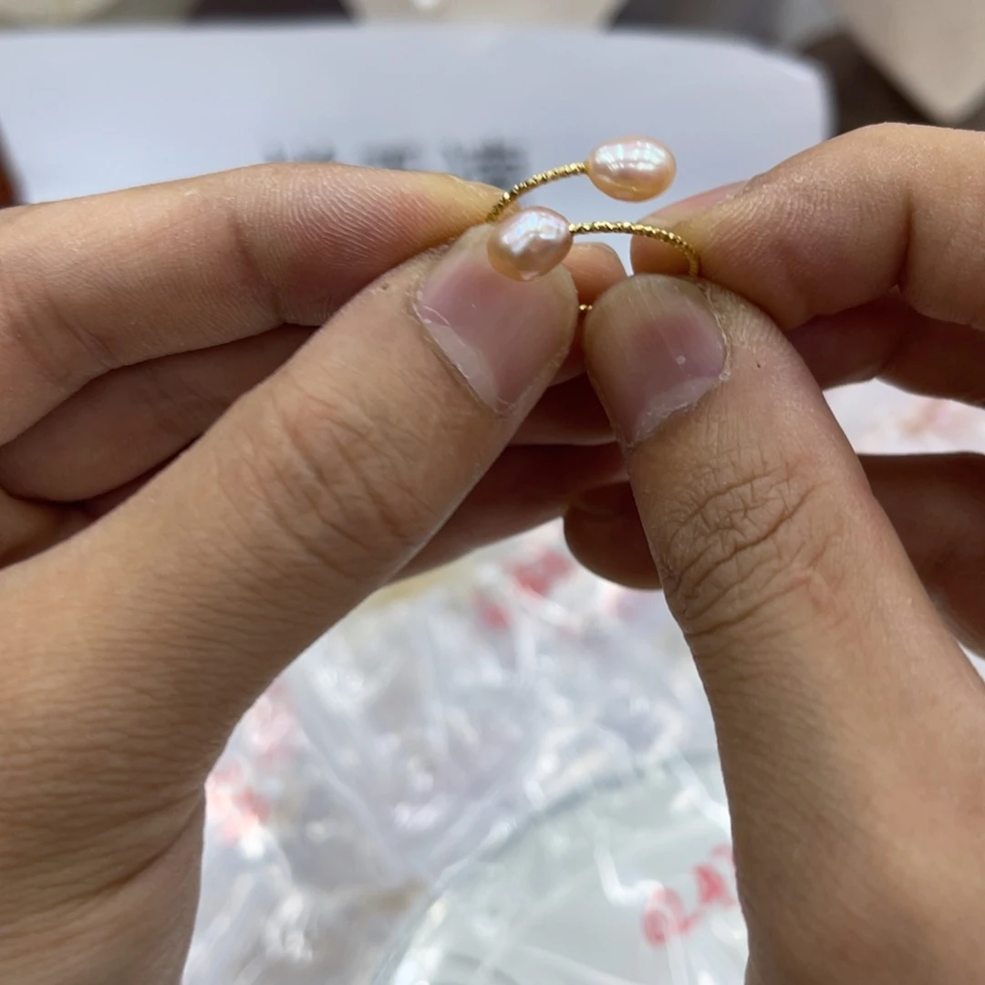 淡水珍珠合金颈饰 02424