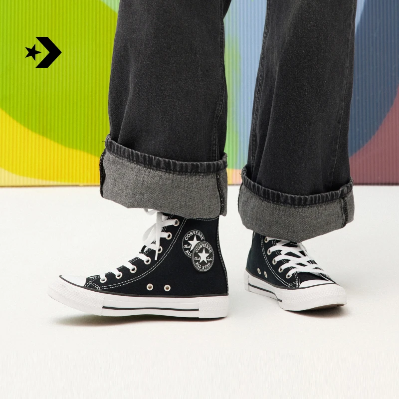 匡威AllStar大童儿童高帮鞋休闲运动鞋CONVERSE A14258C