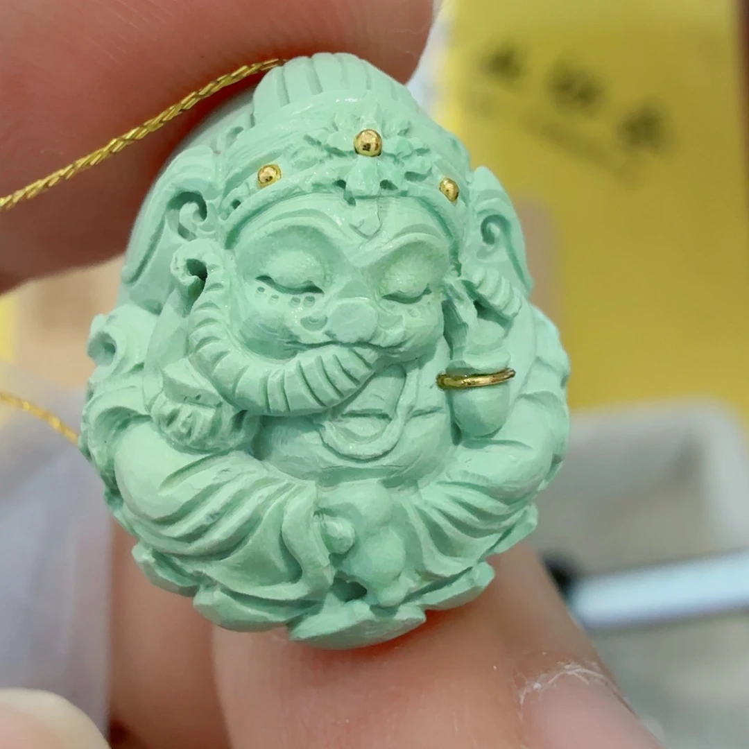 绿松石未镶嵌配饰