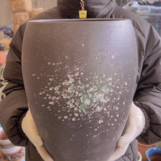 紫砂花盆高33口22—————-