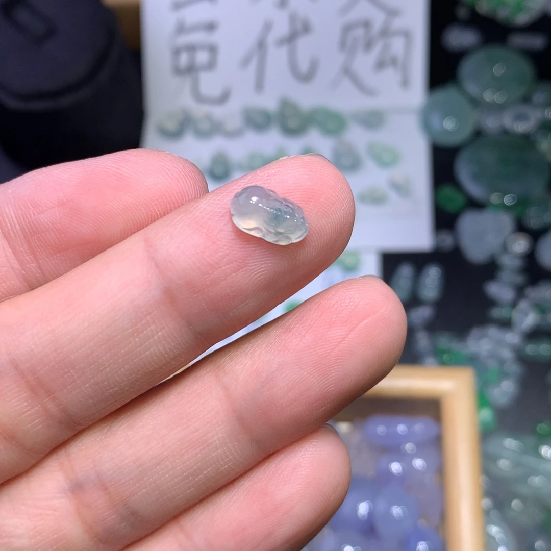 翡翠未镶嵌颈饰貔貅