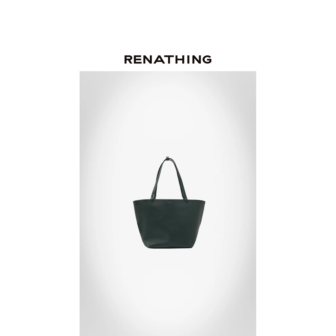 【RENATHING】简约质感皮革托特包