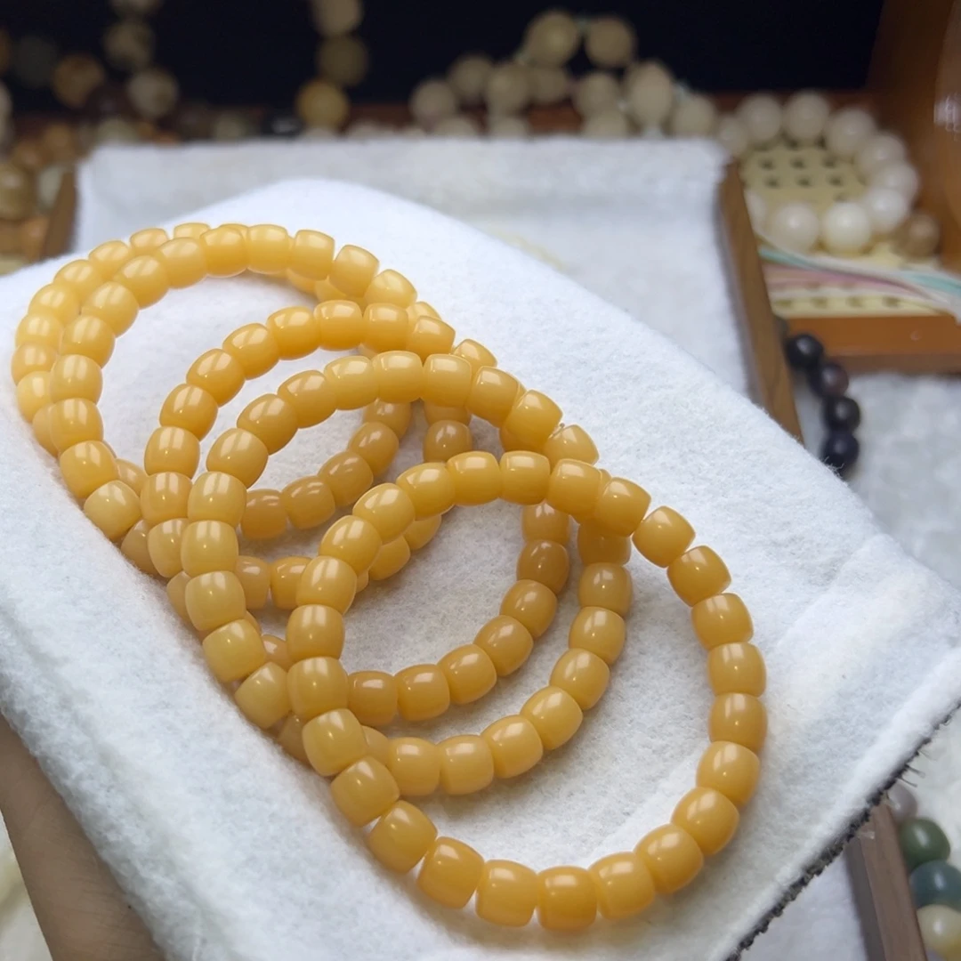 菩提根/象牙果吊坠米黄直切卡09