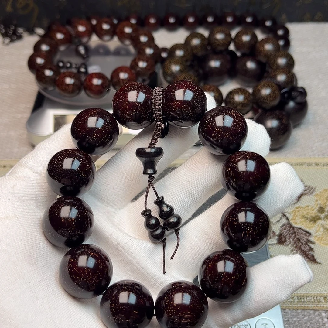 檀香紫檀（小叶紫檀）高**水2.0 12颗 满星