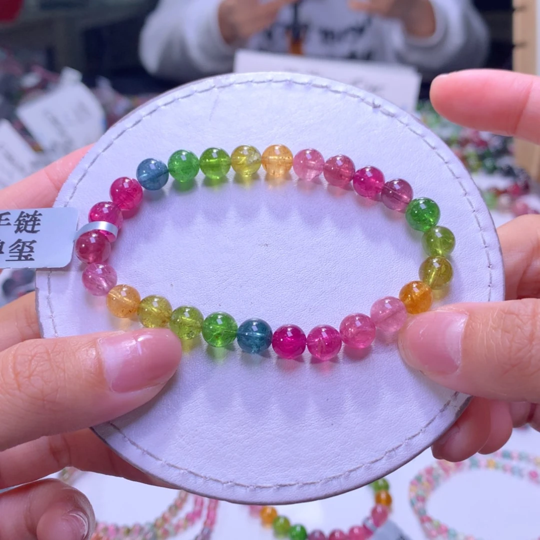 【闪购商品】未镶嵌手串碧玺7.3mm左右