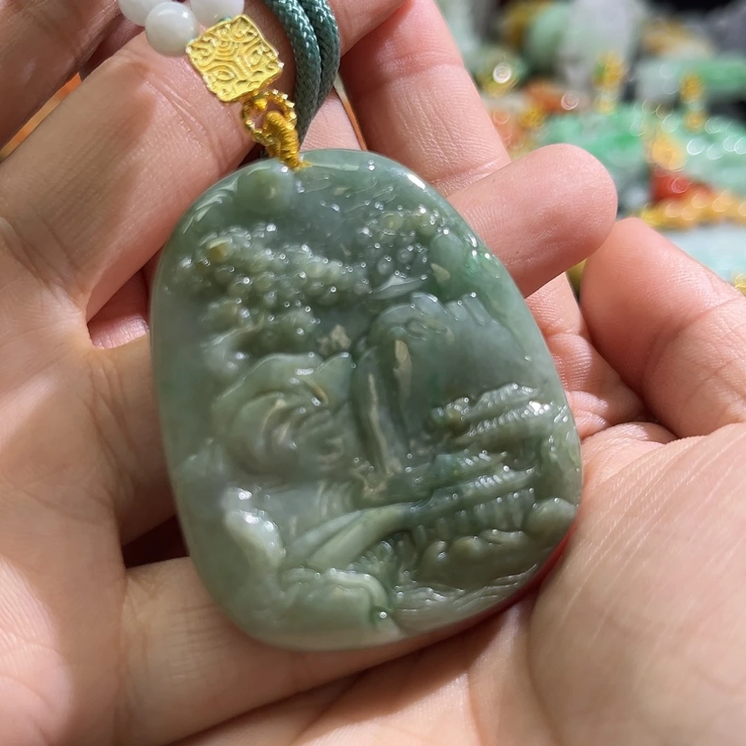 颈饰未镶嵌翡翠待编织