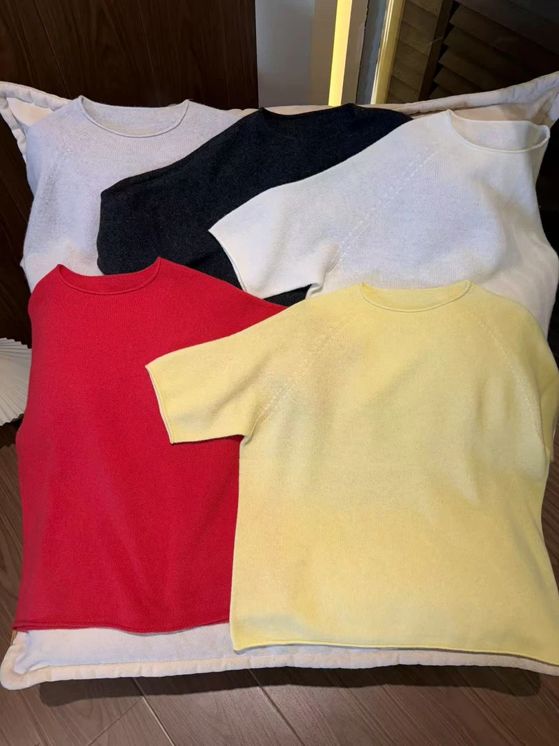 NS08经典韩时尚休闲百搭款短袖针织