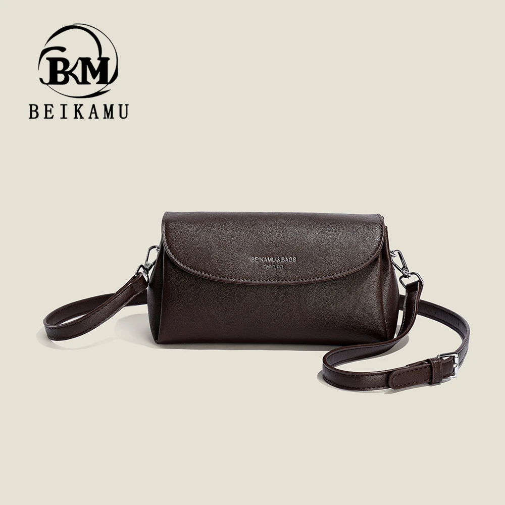 新款高级感复古洋气包包百搭通勤斜挎包时尚简约多隔层枕头包女