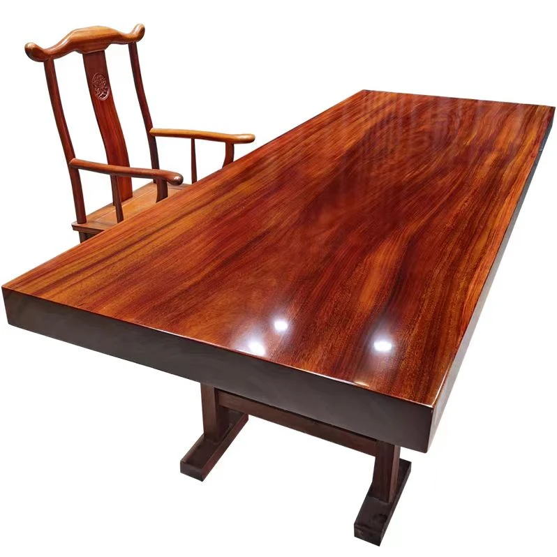 【全款链接】一物一拍实木大板工作台新中式实木简约长桌