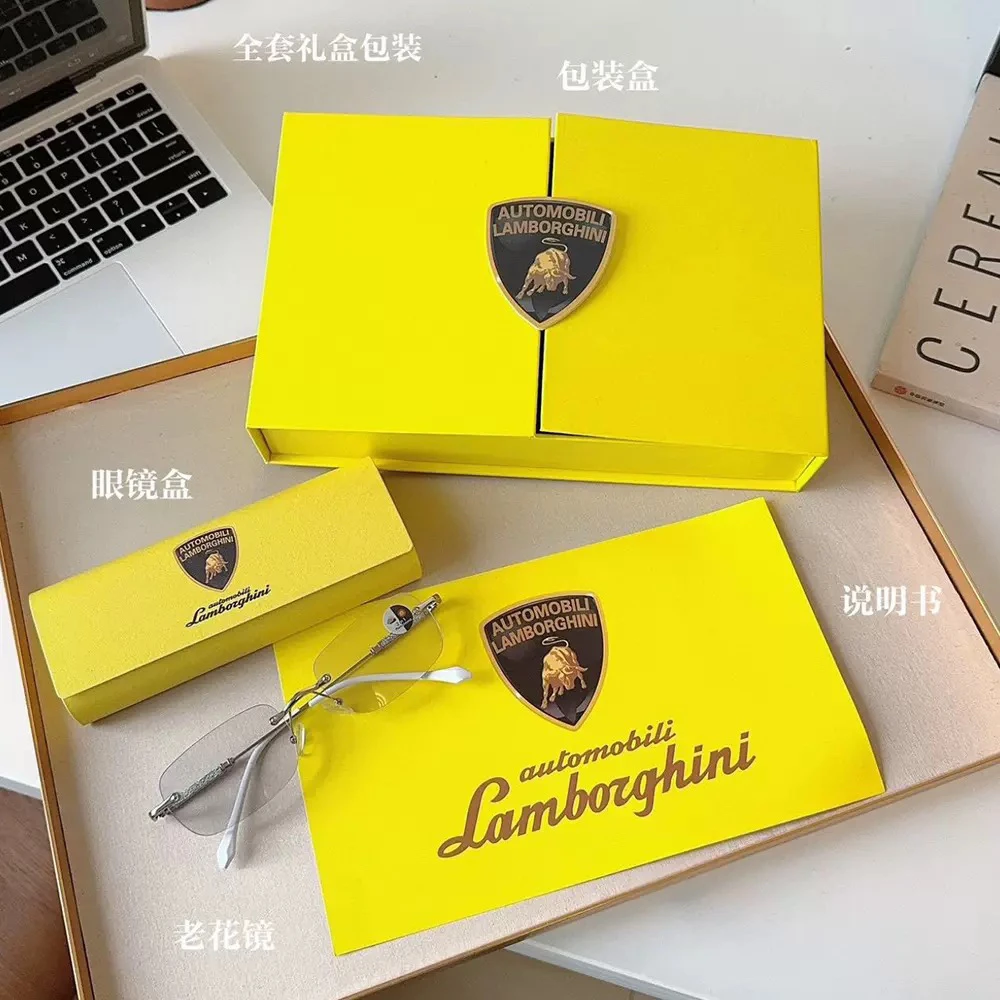 Automobililamborghi兰博基尼防蓝光无镜框老花镜TTT