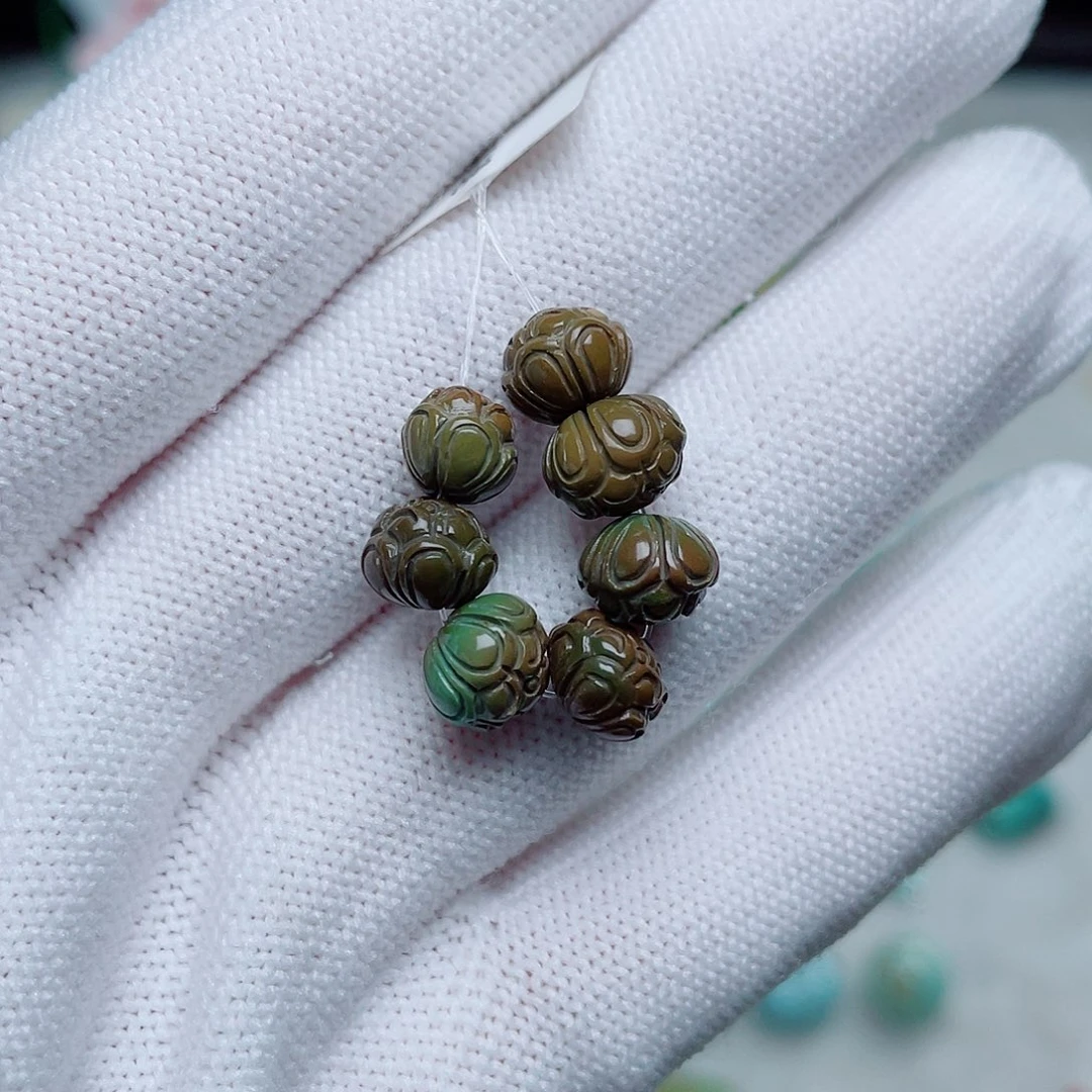 绿松石未镶嵌珠宝半成品