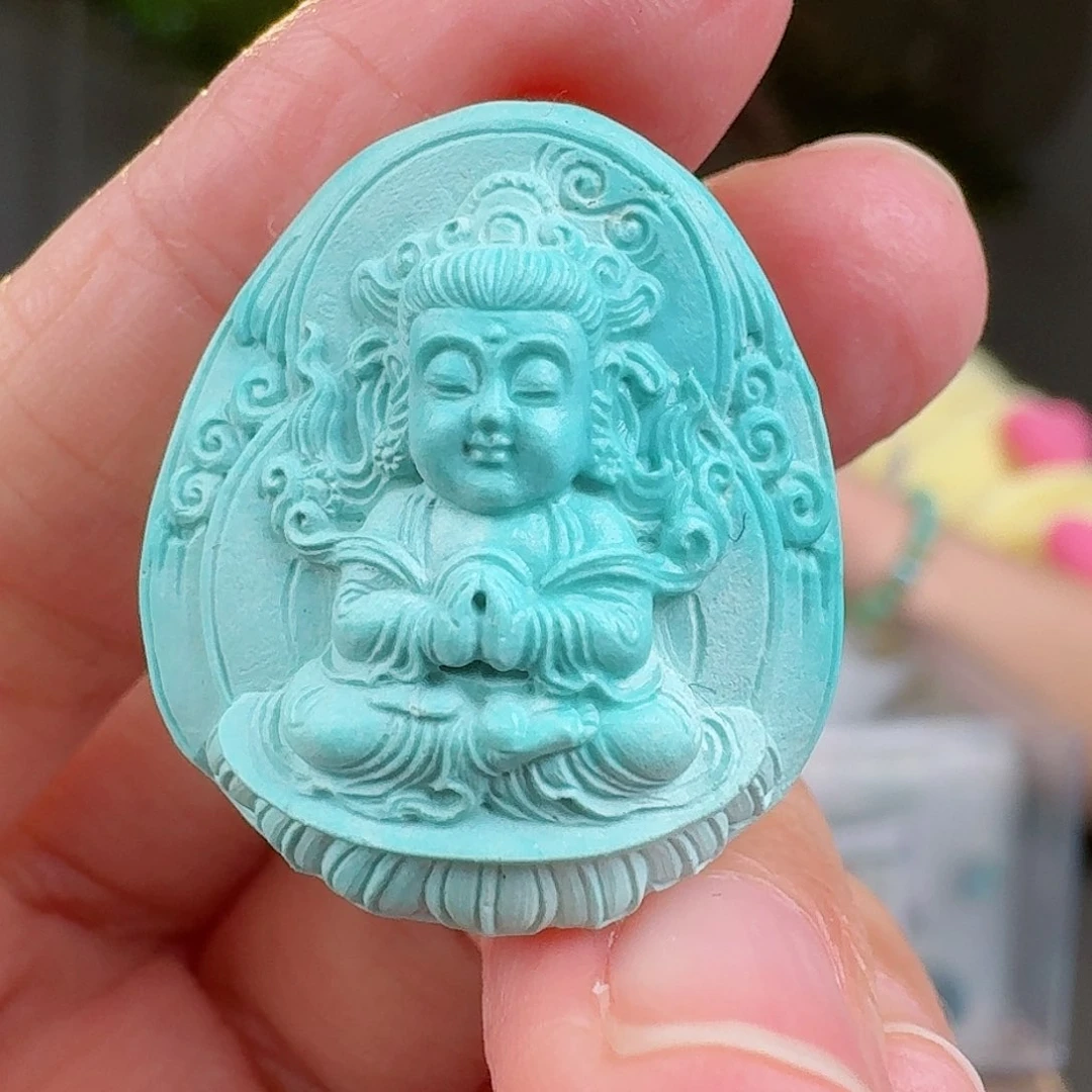 绿松石珠宝奇石未镶嵌