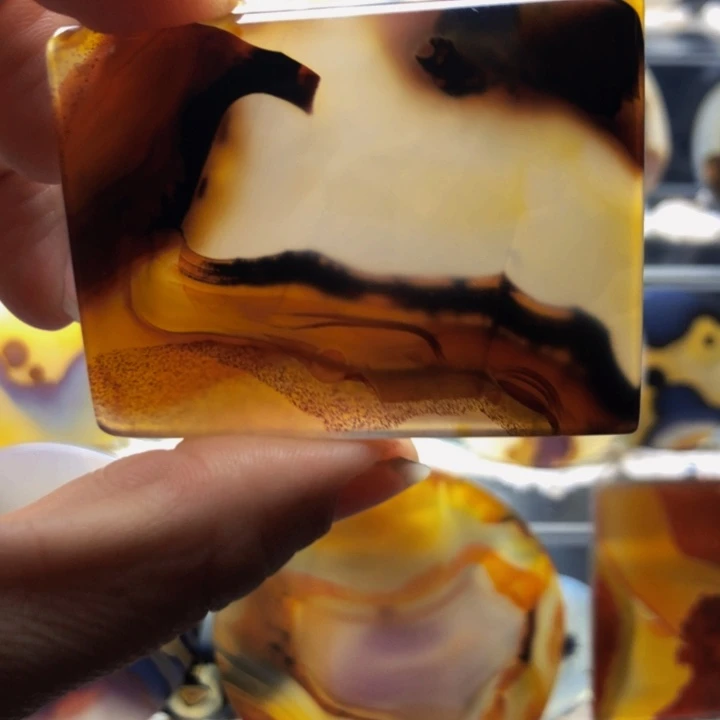 合金玛瑙/玉髓珠宝奇石74