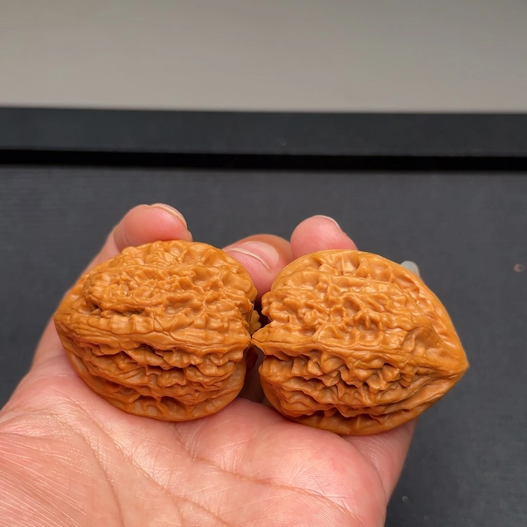 把件猴头核桃38×40×42精修打底老款鸡心XM3280