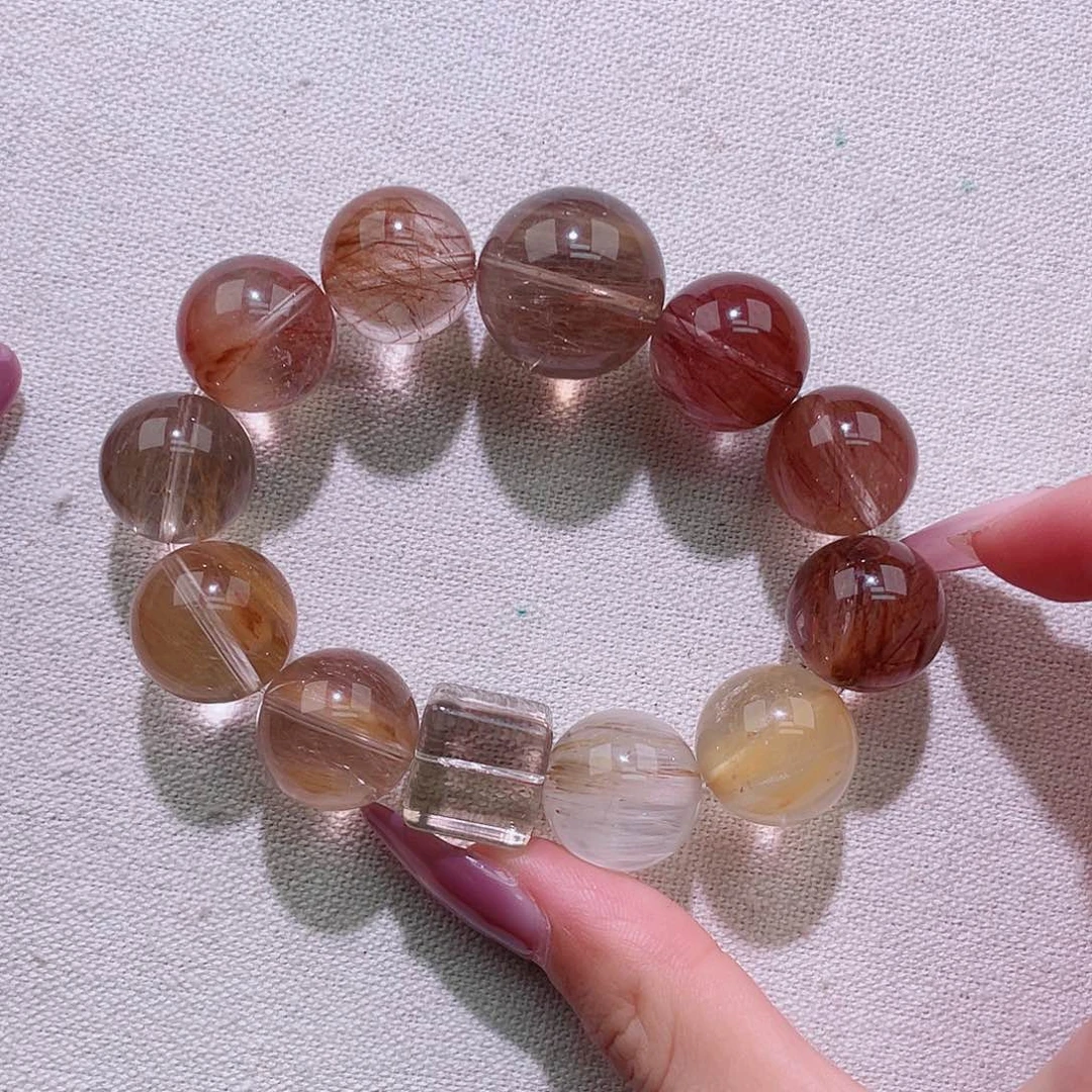 七***✧水晶手链未镶嵌兔毛