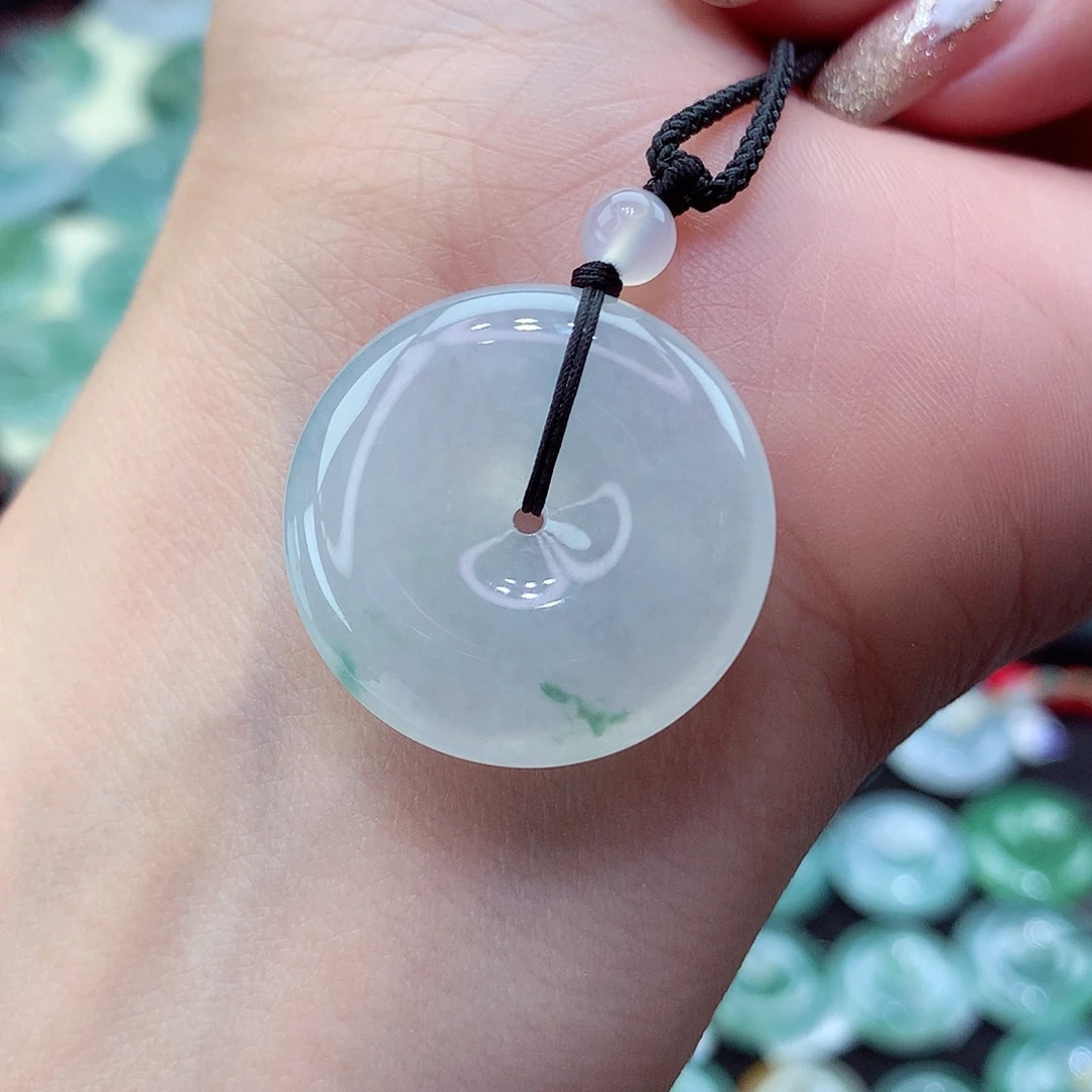 翡翠颈饰未镶嵌15尺寸25.4-5.9