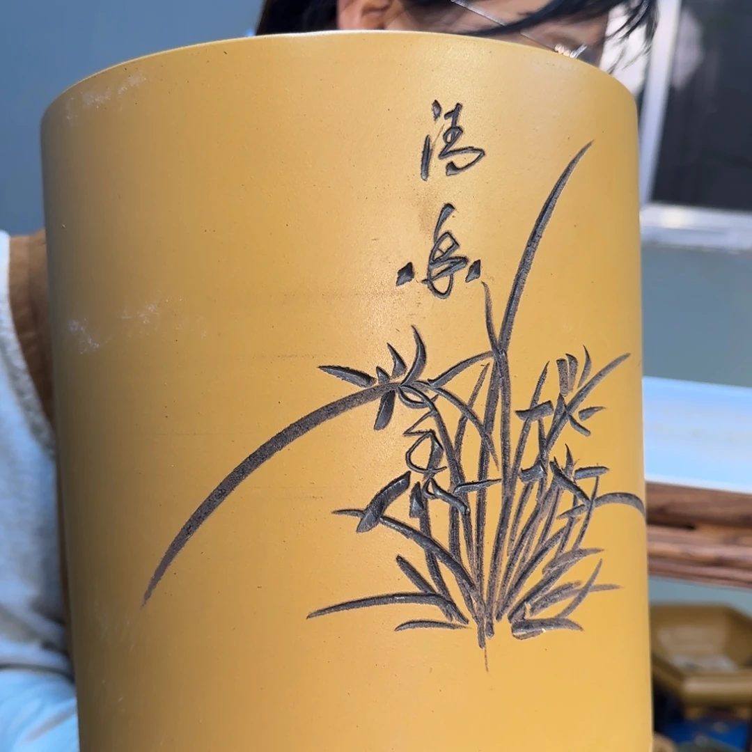 紫砂花盆紫砂口径17