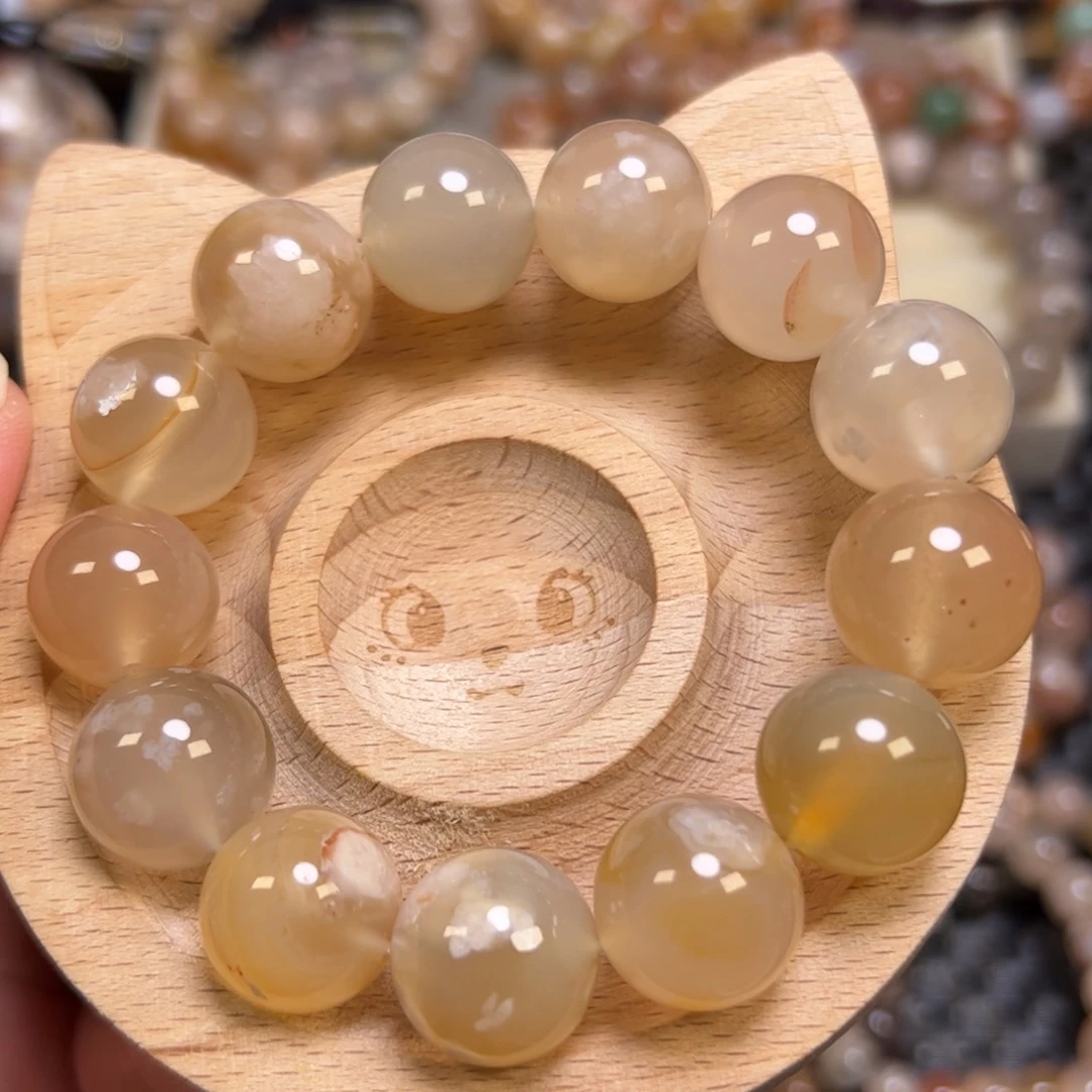 未镶嵌玛瑙/玉髓珠宝半成品