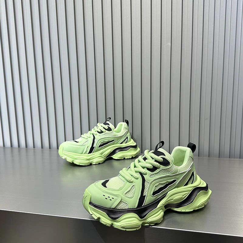 网红时尚潮流百搭老爹鞋2025春夏款厚底舒适增高软底运动休闲鞋