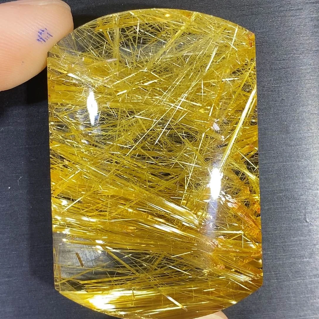 颈饰未镶嵌水晶天然净体满钛晶无事牌吊坠