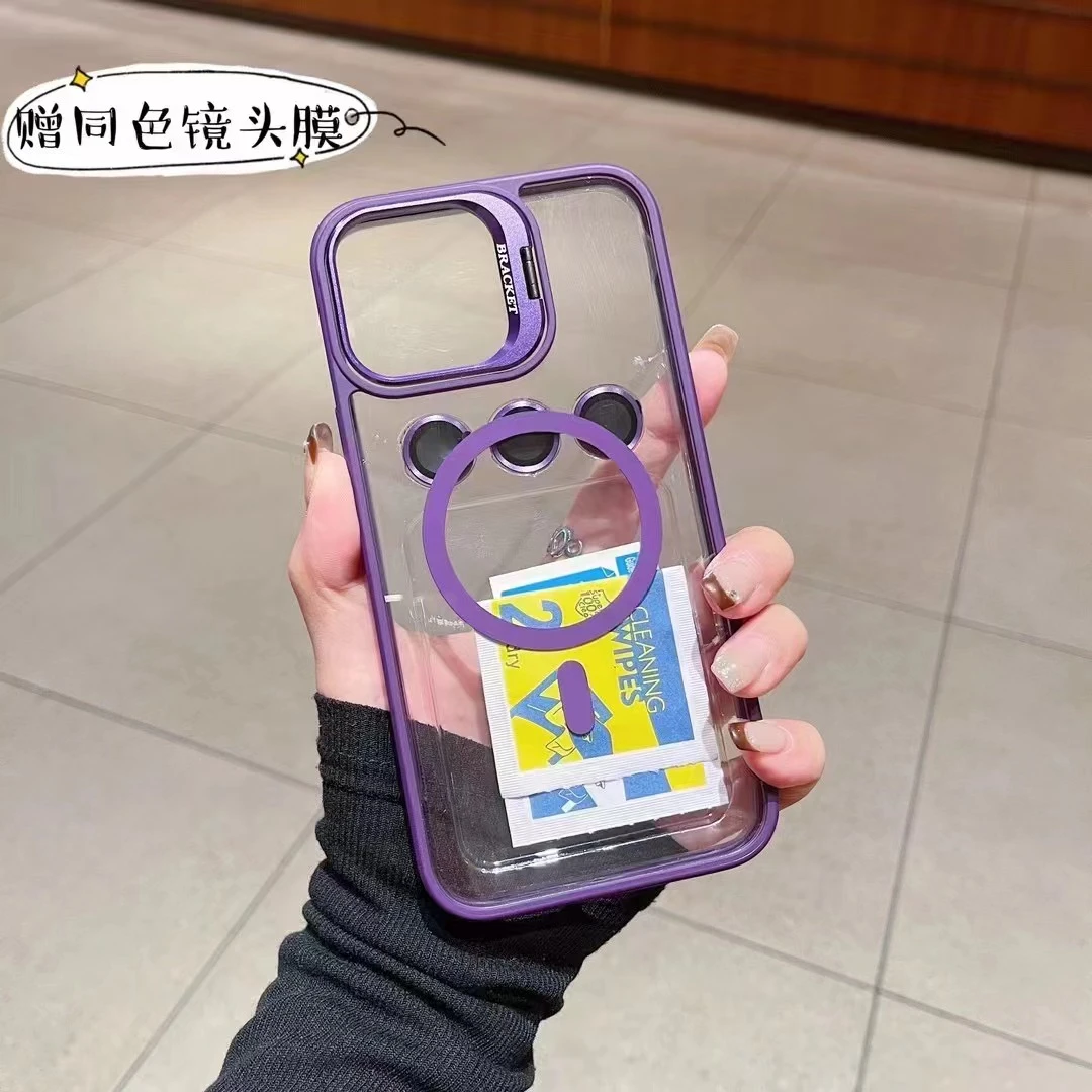 适用苹果16promax手机壳2025新款iPhone15镜头支架14pro全包防摔