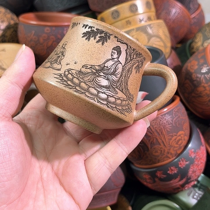 茶杯紫砂全手工紫砂主人杯