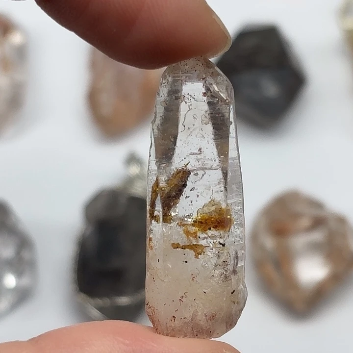 未镶嵌紫晶颈饰巴基斯坦油胆闪灵钻38mm