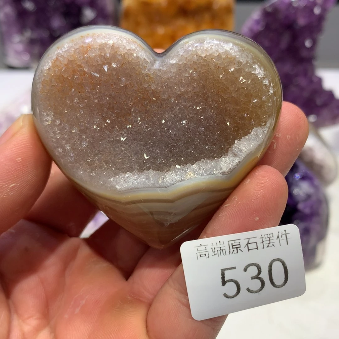 水晶摆件未镶嵌紫晶530