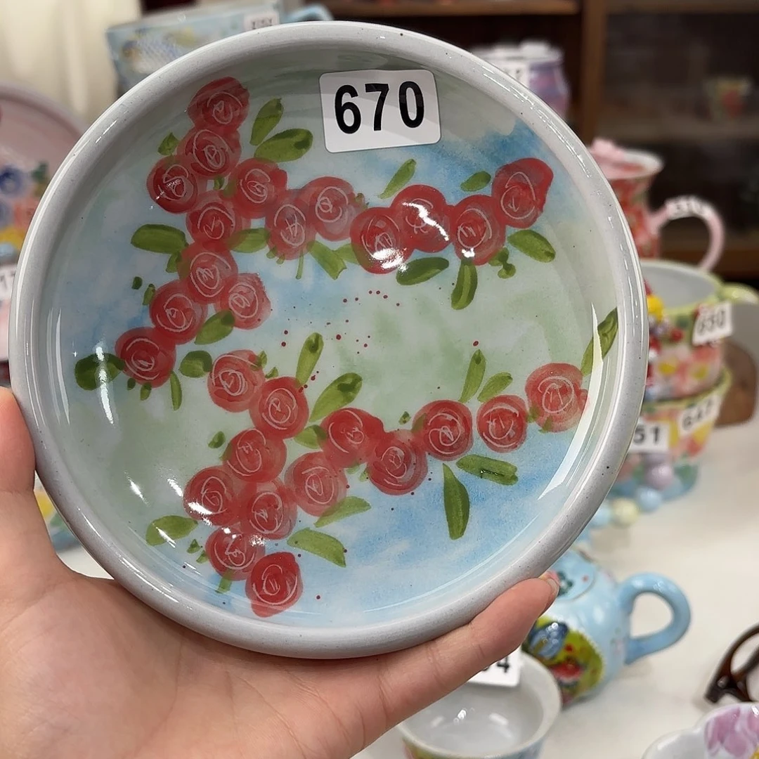 景德镇手绘高温釉下彩陶瓷茶具