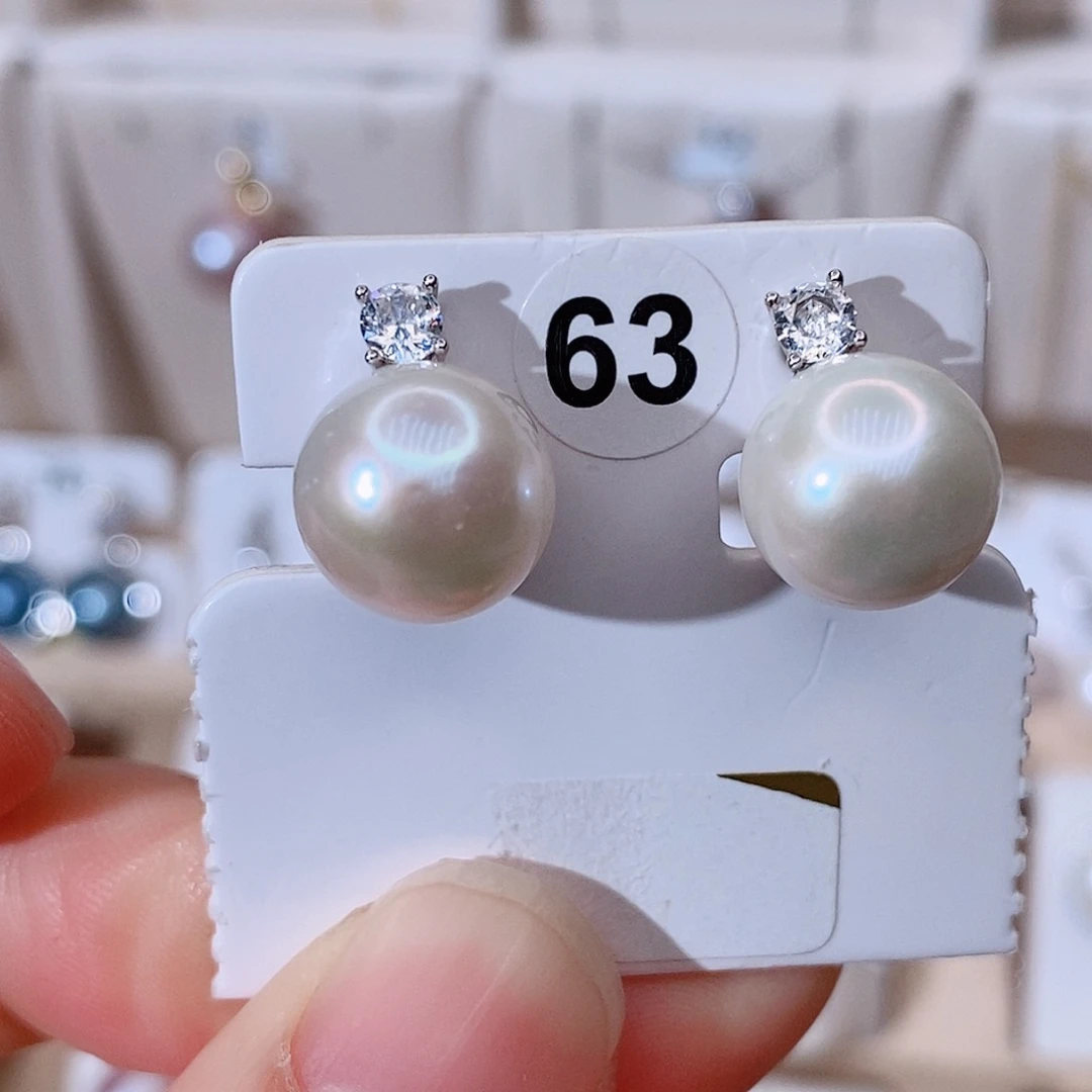 颈饰银S925镶嵌淡水珍珠