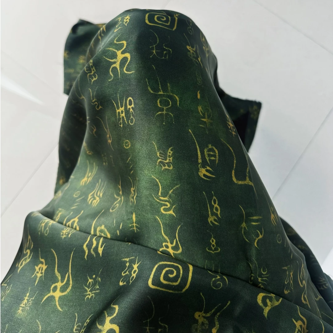 【绿色甲骨文】重锻老油皮中式布料