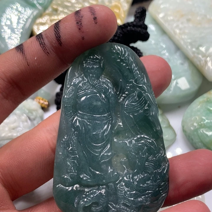 颈饰未镶嵌翡翠保真天然a货翡翠