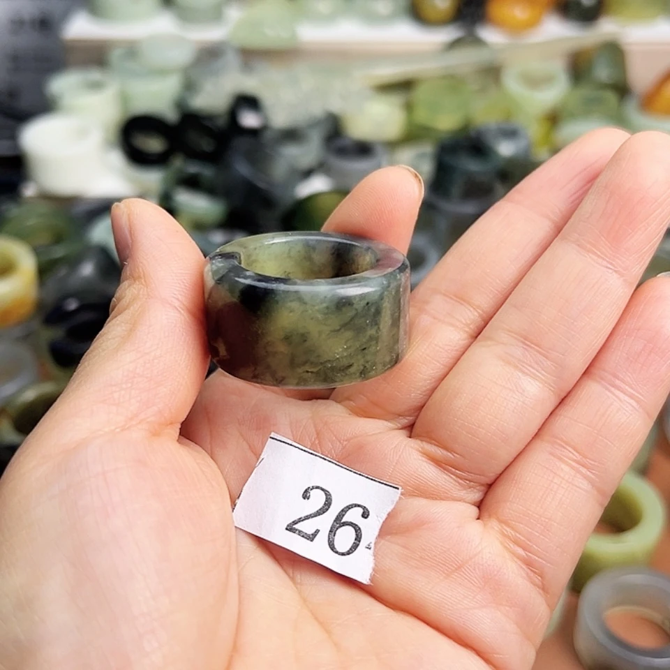 【闪购商品】未镶嵌岫玉戒指任*叡