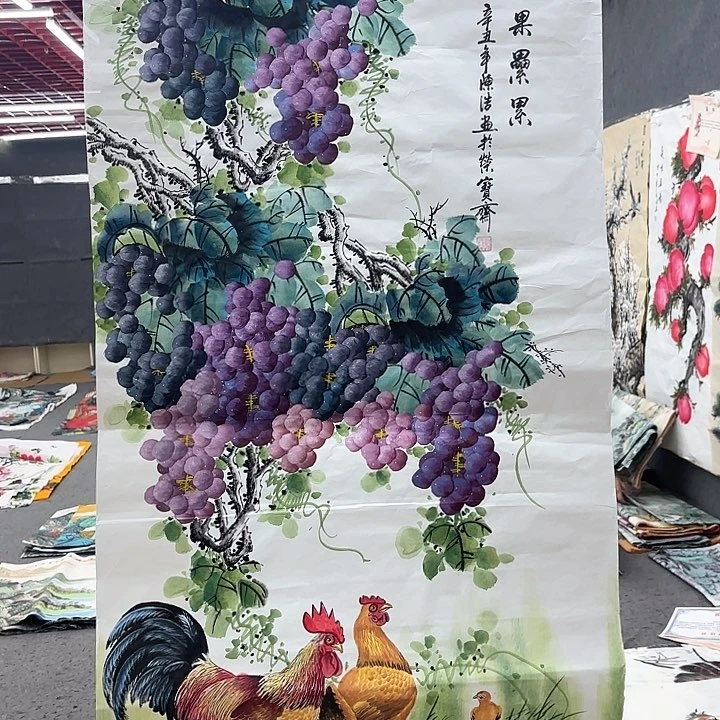 国画无毛和被绒毛或被绒毛