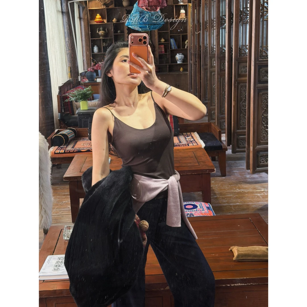 RRB Design 「刚需基底」自带胸垫 舒适百搭基础简约打底背心吊带