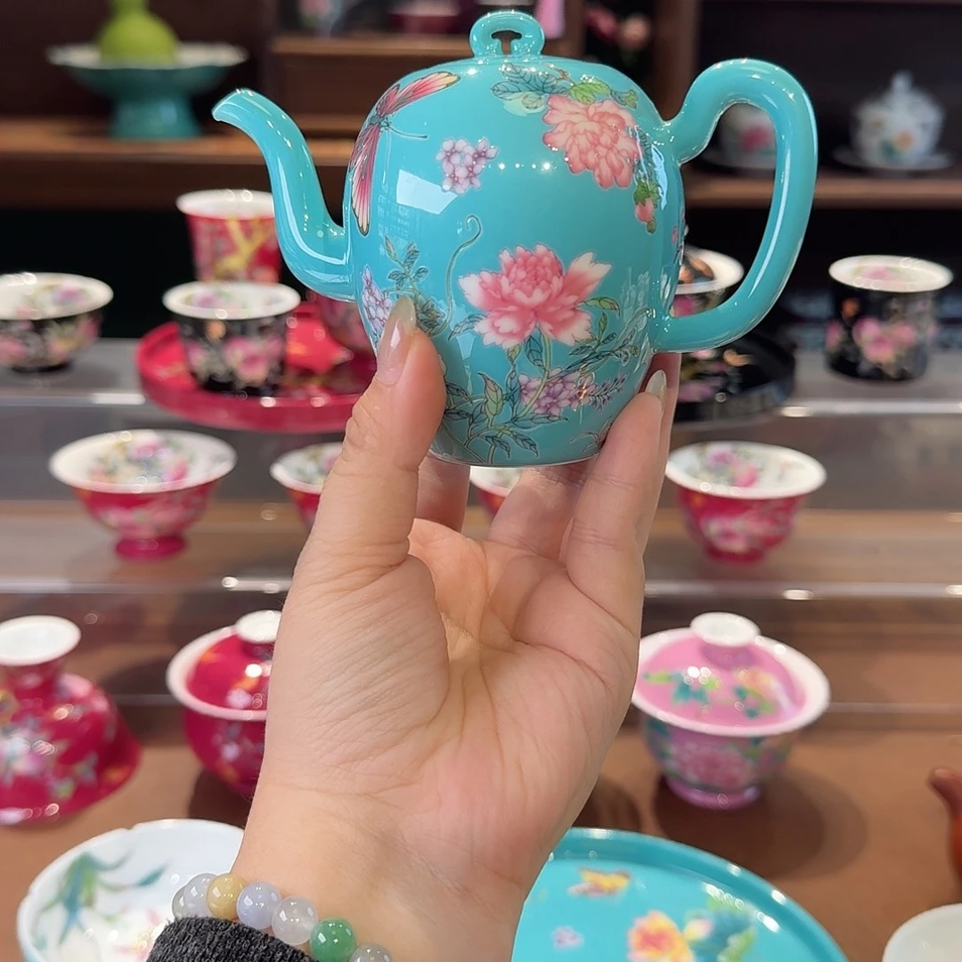 珐琅彩主人杯茶具套装