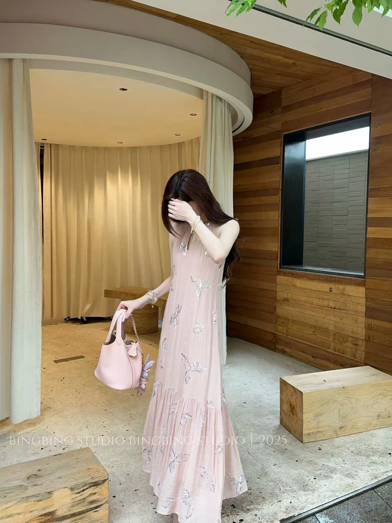 冰冰●「塞纳花房」夏季时尚百搭洋气减龄法式显瘦连衣裙BBX5LYQ2351