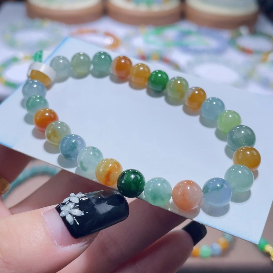 未镶嵌手链翡翠多宝卡7+