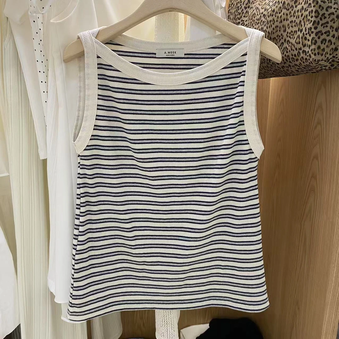 【A2在韩国】东大门女士条纹背心吊带《NO退NO换》