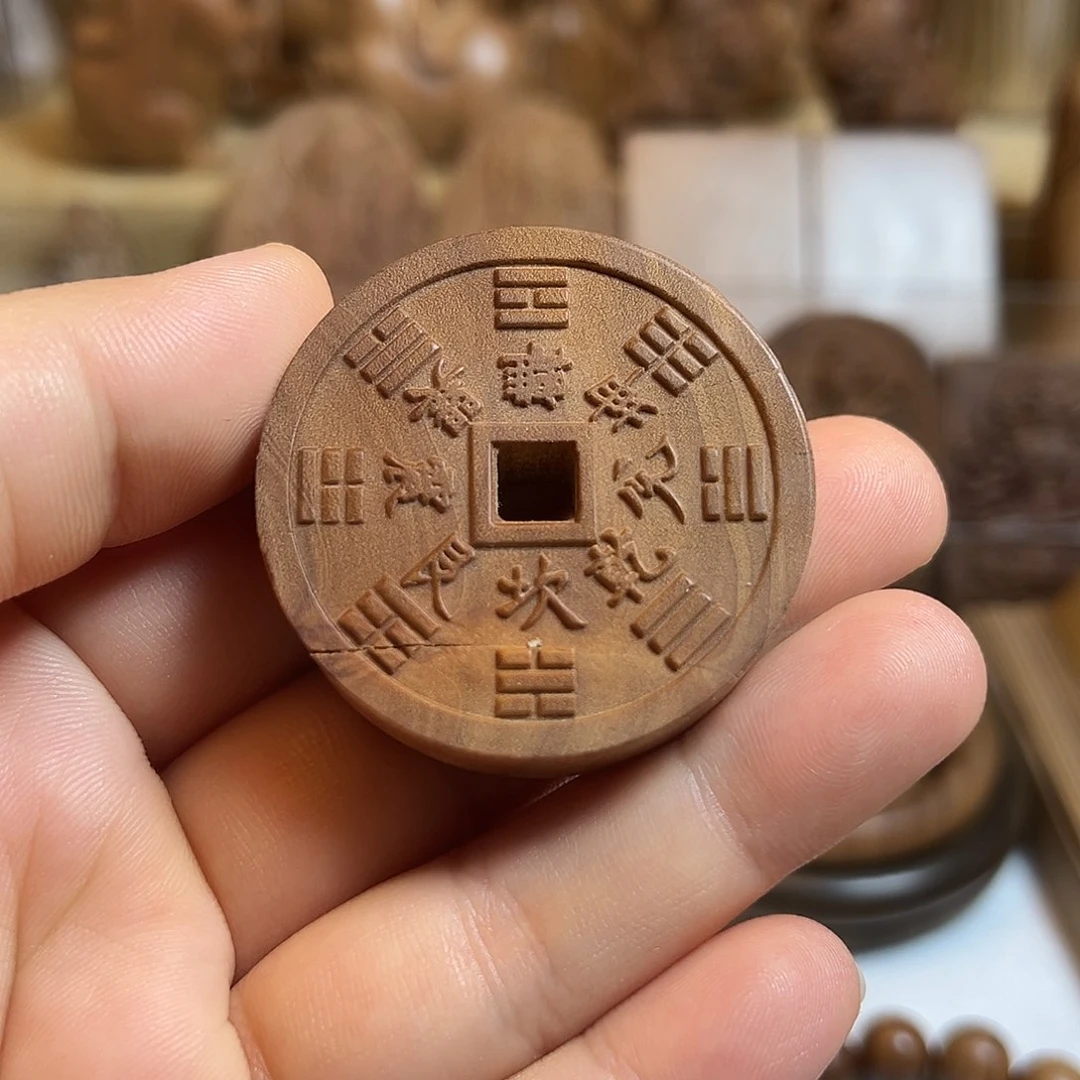 檀香木瑕疵老山檀香山鬼花钱