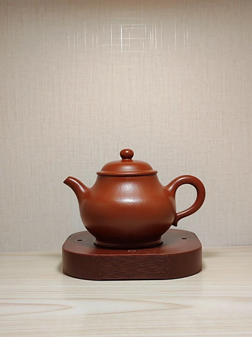 潘壶全手工原矿朱泥大红袍宜兴紫砂壶