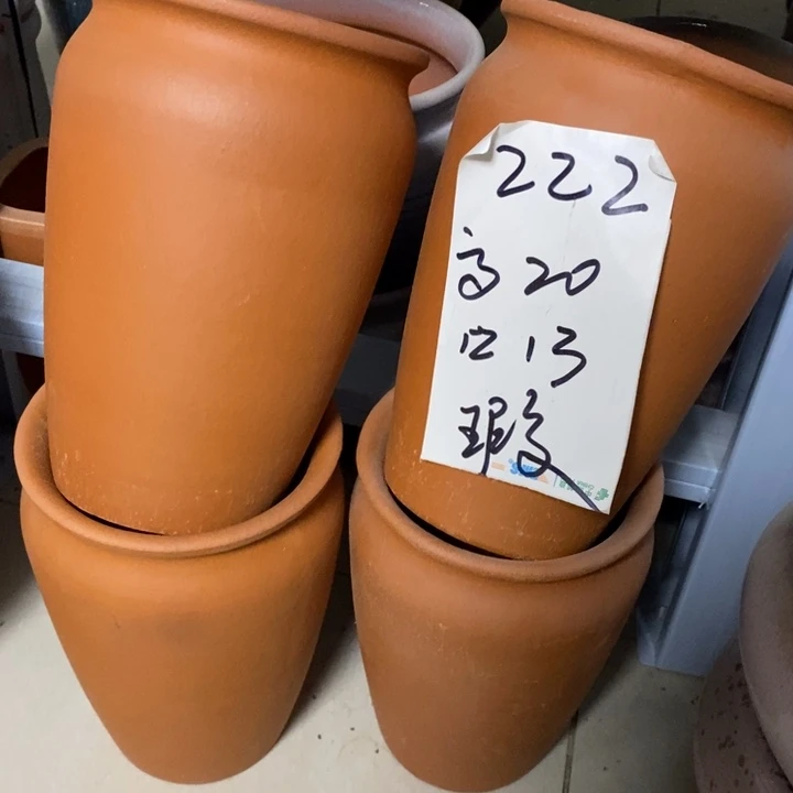 粗陶红陶绿植花盆222