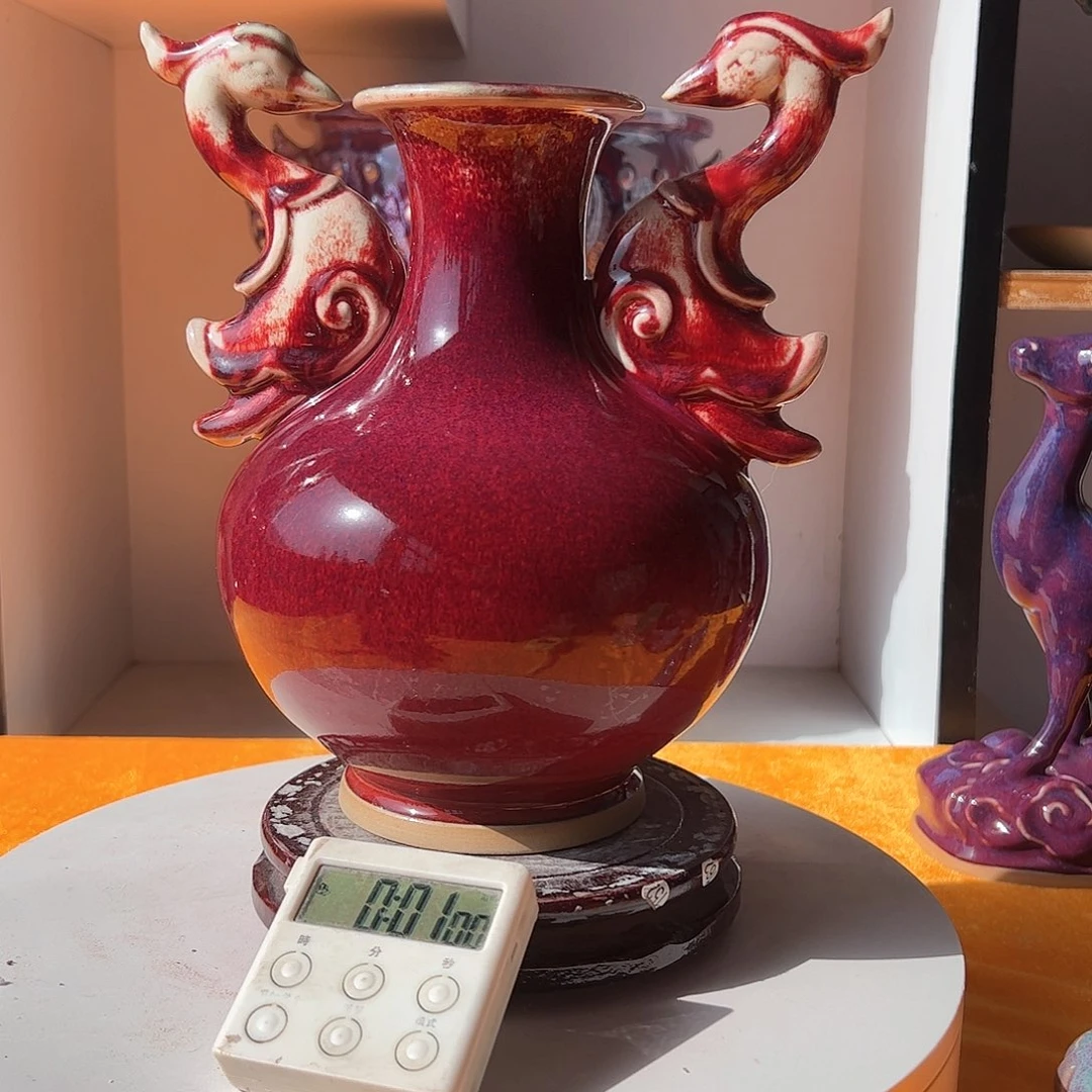 摆件钧*郑家钧窑摆件