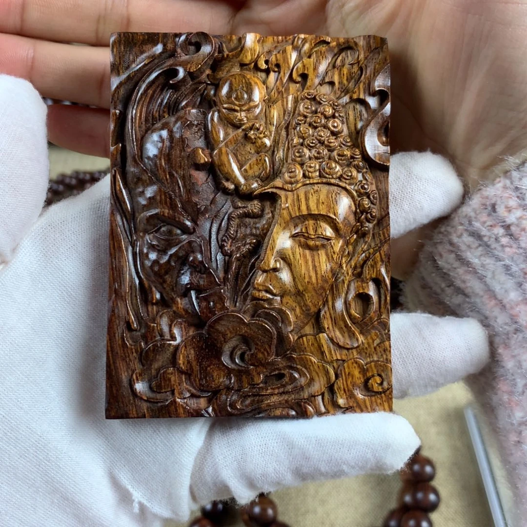 黄花梨/降香黄檀留*华一念之间牌