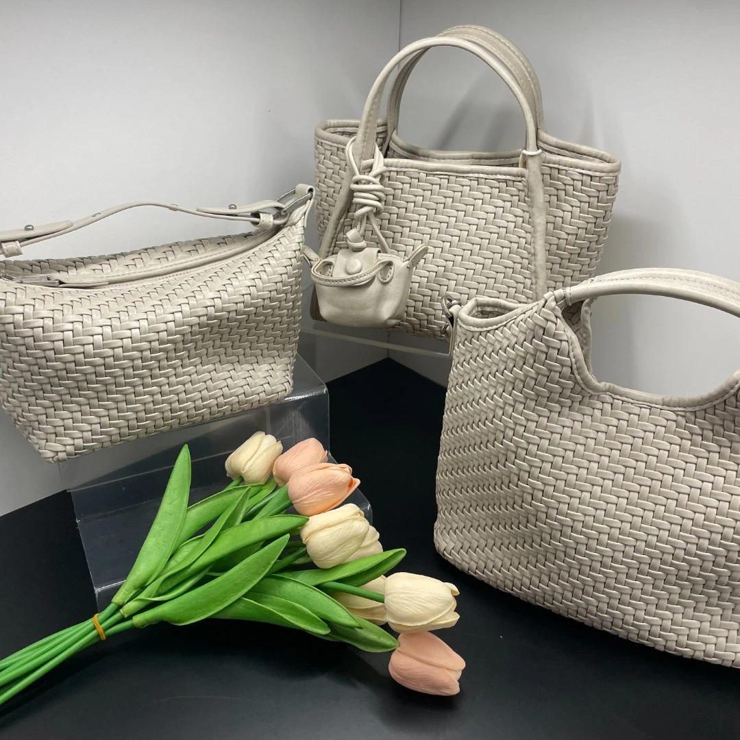 【慧慧包包铺】25年新款轻奢编织休闲时尚百搭通勤风手提单肩斜挎包