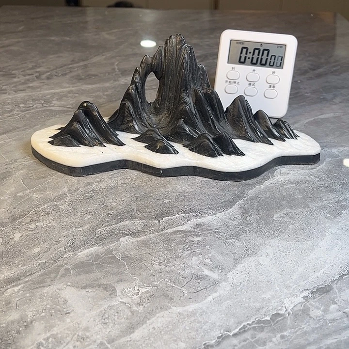 天***空奇石茶宠鱼缸文房摆件